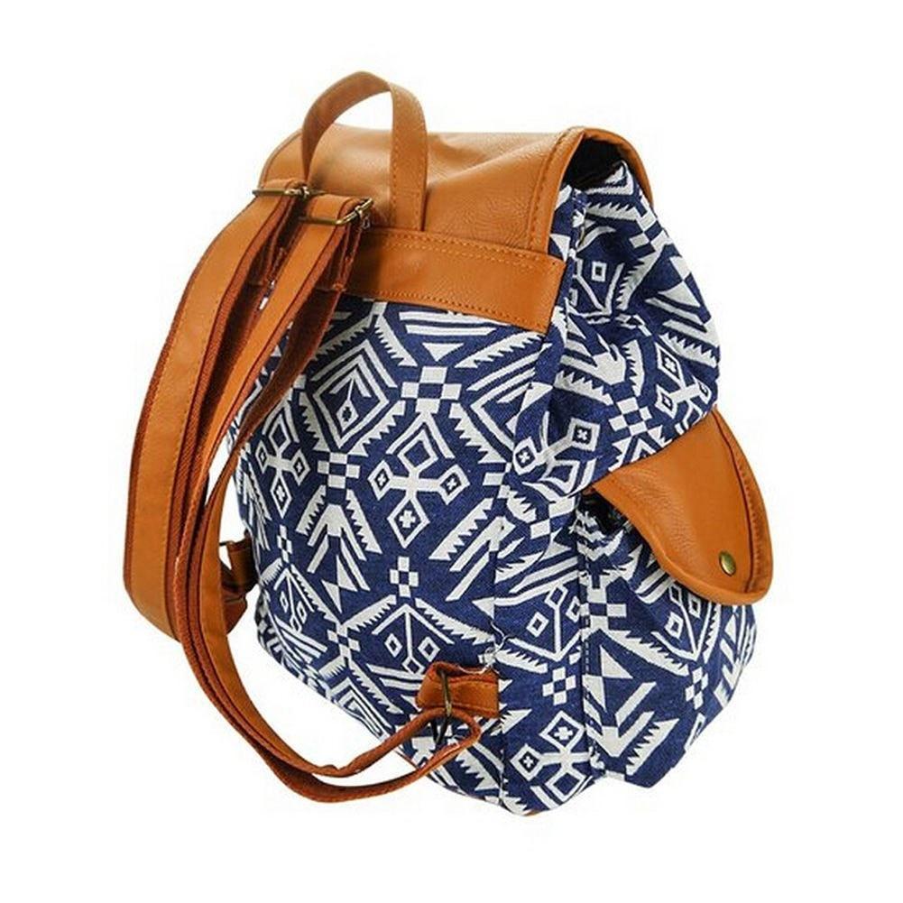 Artisanal Bags Combined Canvas Backpack - Multiple Colors