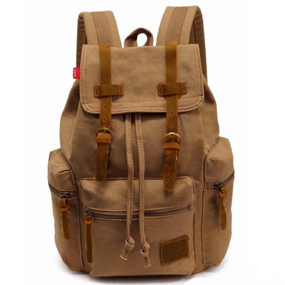 Artisanal Bags BurlyWood Canvas Backpack - Multiple Colors A799447