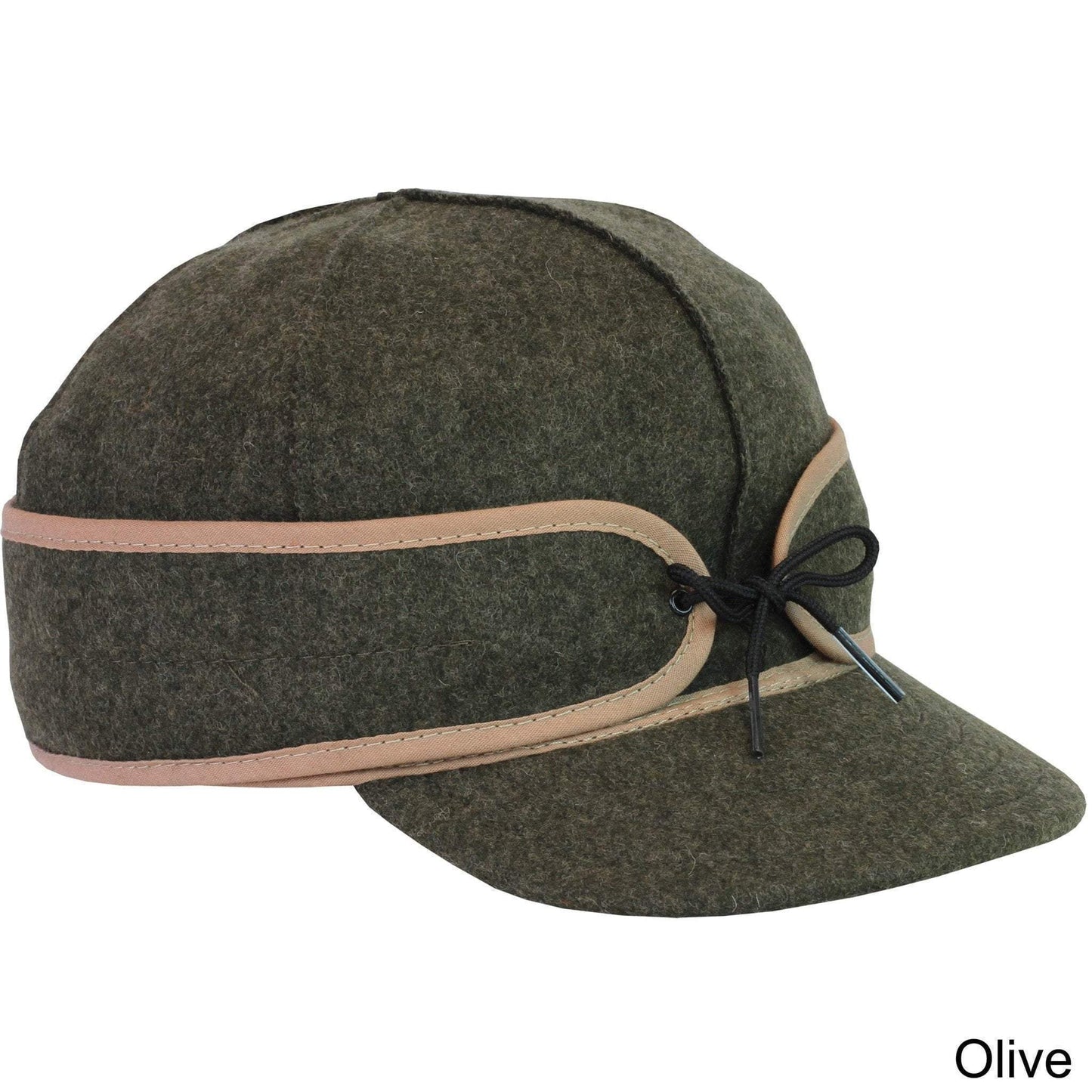 Artisanal Bags Olive Retro Wool Cap - Multiple Colors