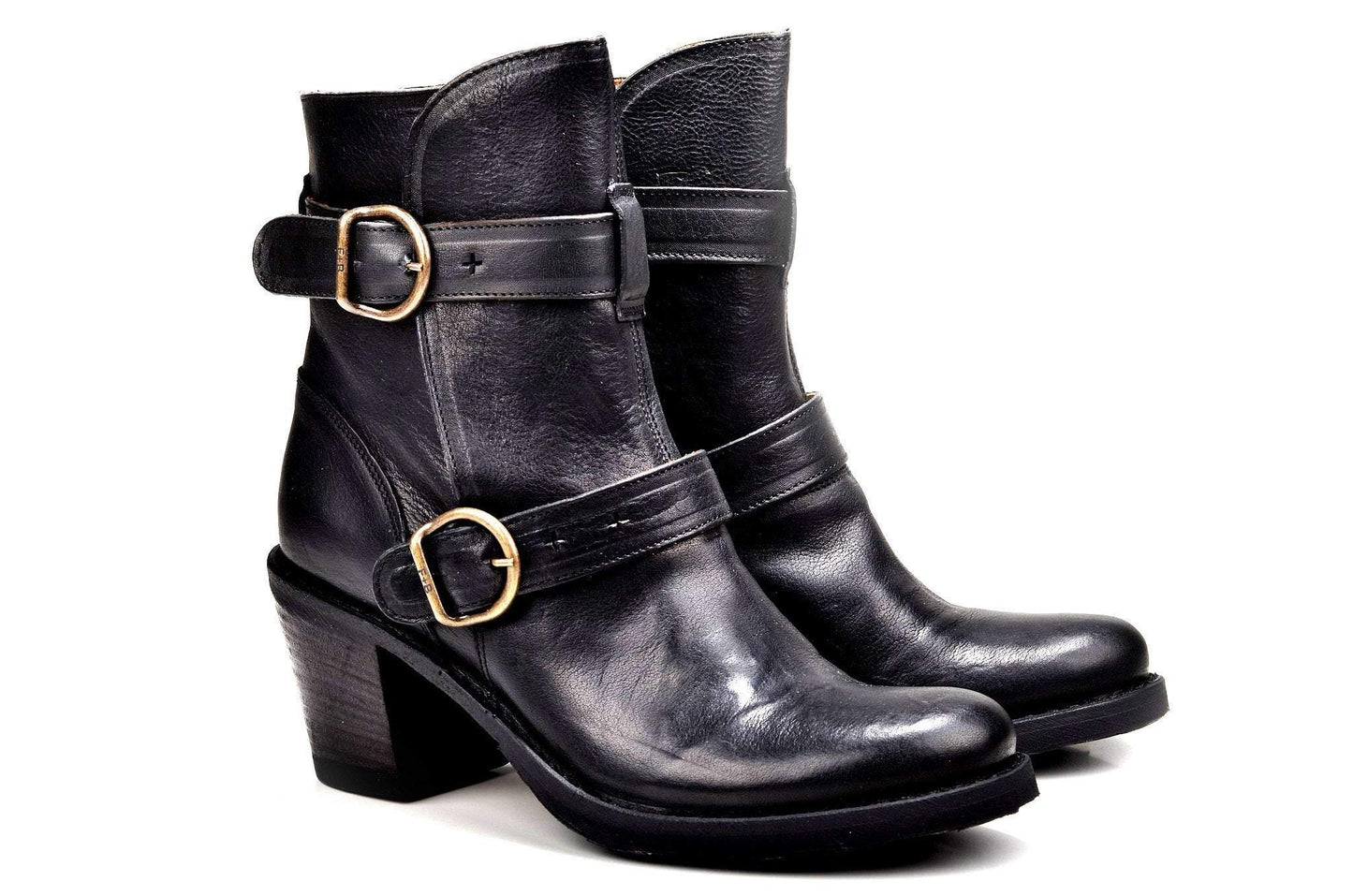 Bootland Boots Tall Leather Booties 2 Colors