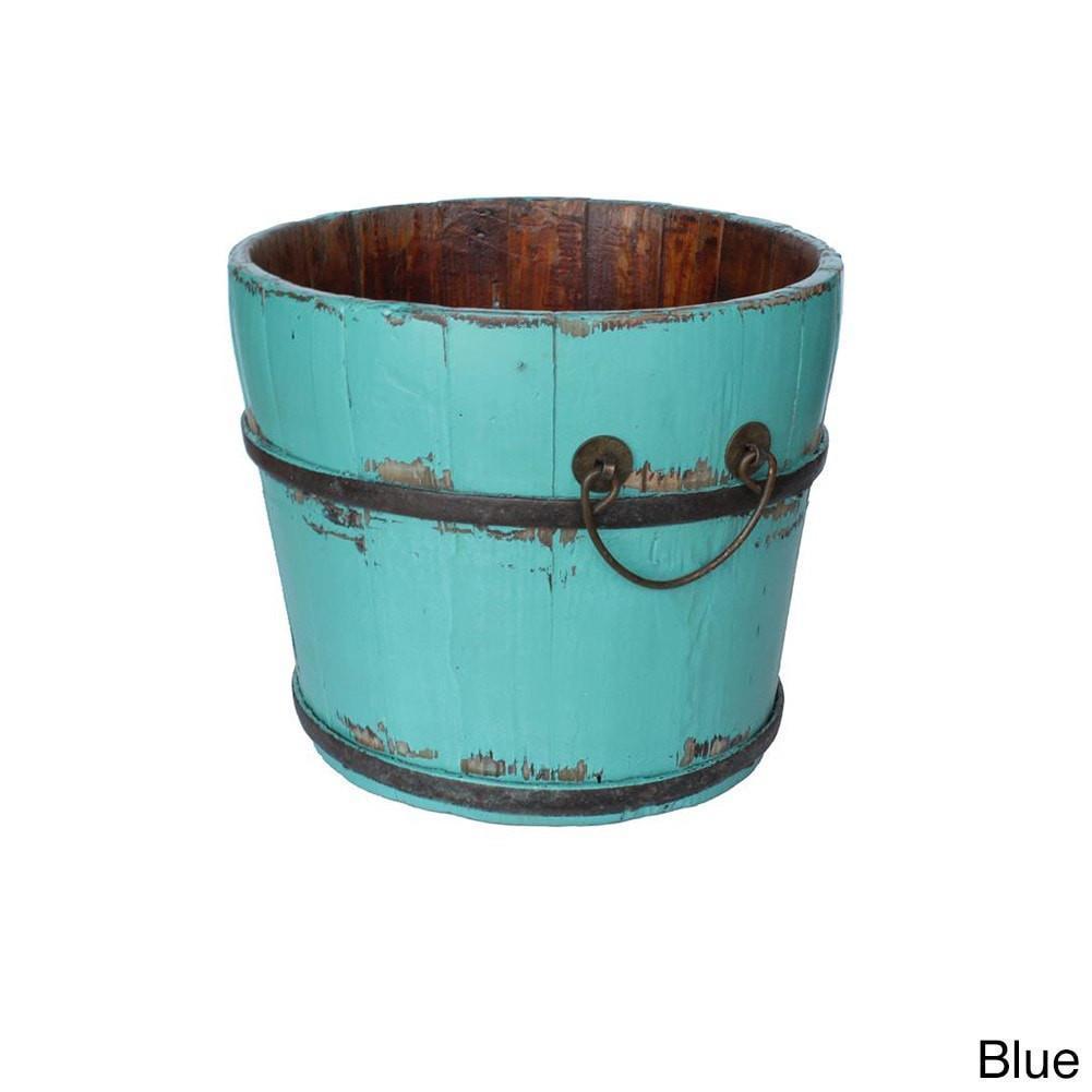 Annabelle Home Cyan Vintage Buckets - Multiple Colors