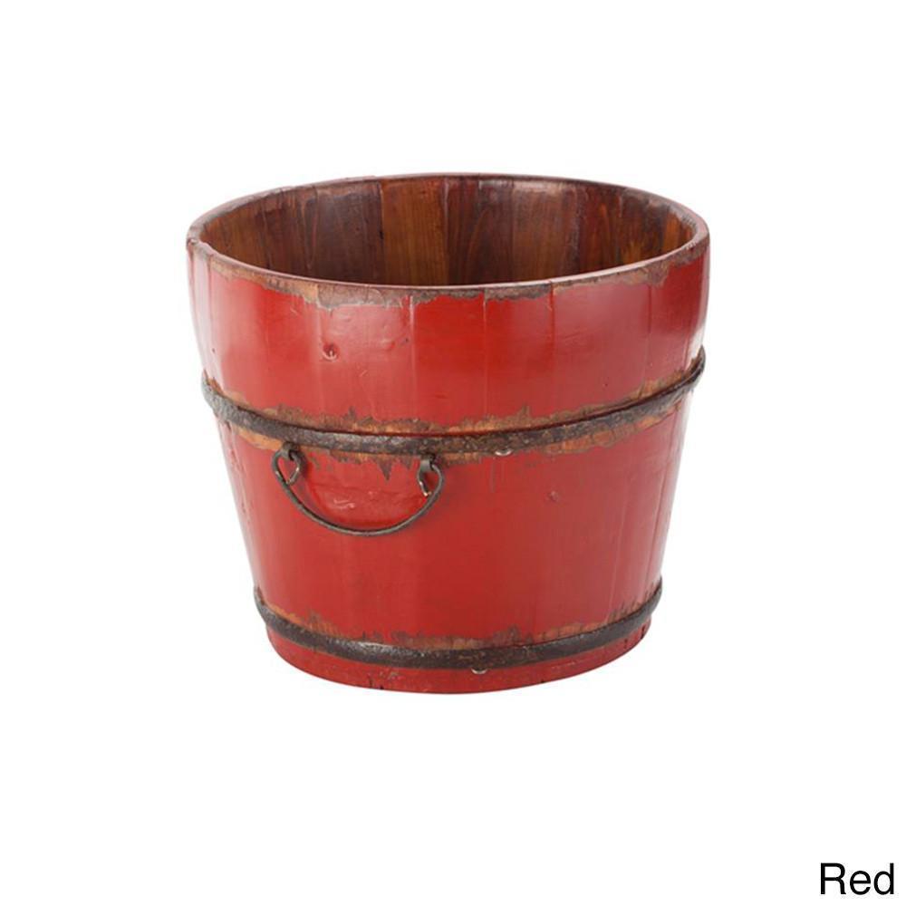 Annabelle Home Red Vintage Buckets - Multiple Colors