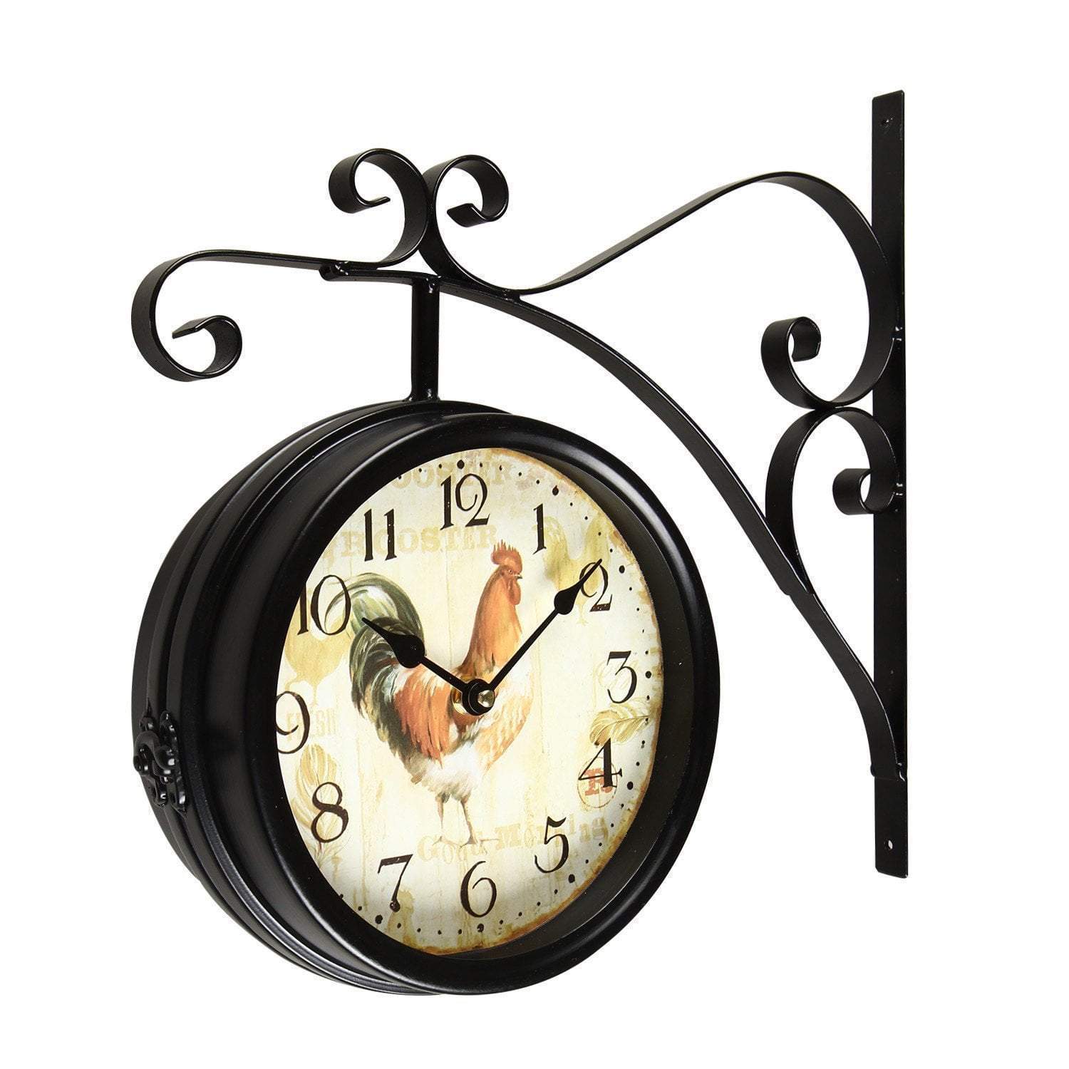 Annabelle Home Vintage Rooster Clock