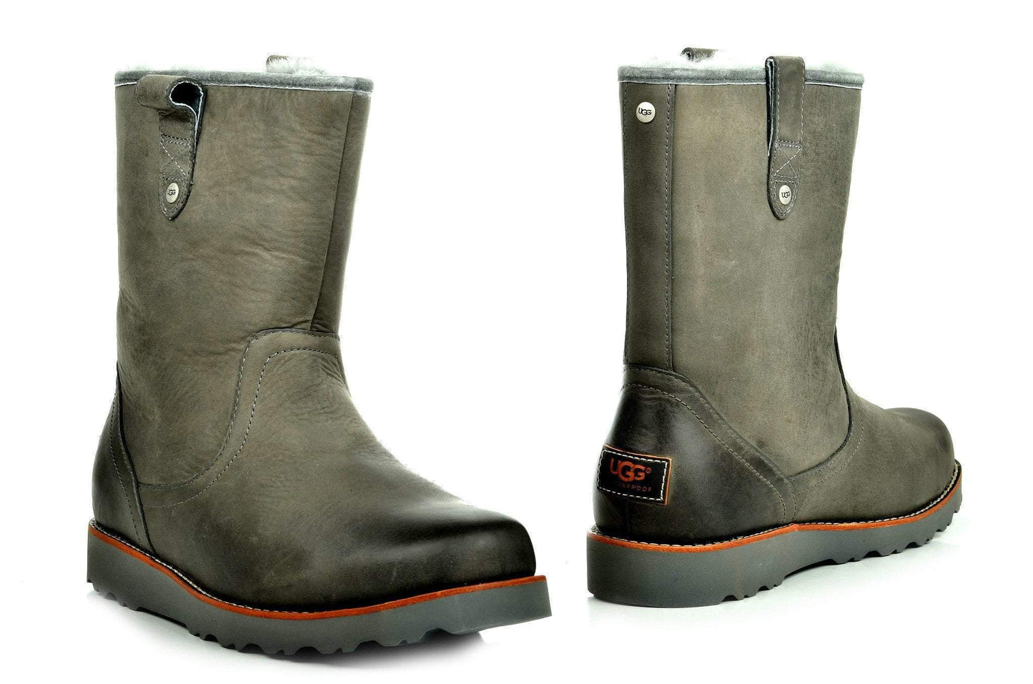 Bootland Boots 5 / Gray Warm Grip Sole Boots 2 Colors